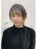 20代30代40代前下がり耳掛けショートウルフ丸みショート◎