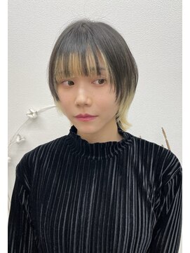 エン 吉祥寺(EN) 20代30代40代前下がり耳掛けショートウルフ丸みショート◎