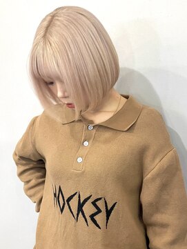 シャロン(SHARON) 【SHARON】ショートボブ×ベージュカラー