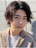 波打ちパーマ 波巻きツイストスパイラル ミディアムゆるめパーマ