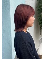 ドクターズサロン レラパール&nbsp;チェリーピンク/くすみ/小顔くびれカット/愛されミディ/外はね
