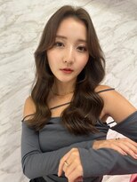 ロンド ルージュ 銀座店(Lond rouge)&nbsp;ワイドバングイメチェン美髪外ハネボブ+レイヤーカット韓国/銀座