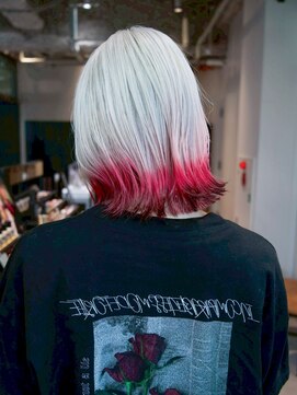 ロングくびれヘア前髪カット韓国ヘア美髪_ba553471