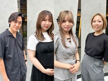 ご希望のメニューに合わせてスタイリストをお気軽にご指名下さい。各メニューに特化したスタッフをご紹介☆