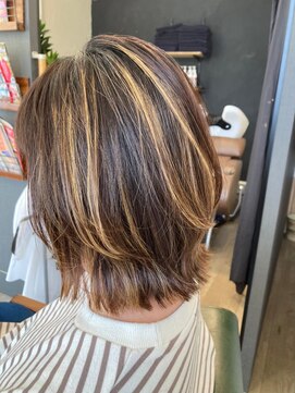 アンバー(amber) 太めハイライト