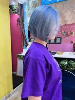 トーク 伊丹本店(TAL'KE) TAL’KE/伊丹/ブリーチ/ペールブルー/ショートヘア/ボブ_1466