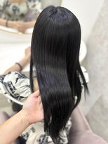 ラビス(Lovis) くびれヘア/アプリコットオレンジ/ハイライトカラー/夏/縮毛矯正