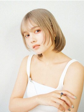 ジプソ 池袋西口(Gypso) 抜けボブ8/池袋美容室/髪質改善カラー/白髪ぼかし/縮毛矯正