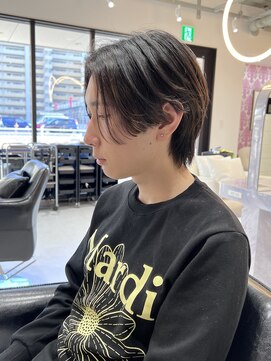 髪屋 紬 メンズ/メンズパーマ/メンズカット/センターパート