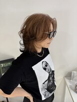 ブリックマウントヘアメイク(Blic mt hair make)&nbsp;ブラウン系デザインカラー