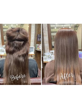 丁寧なカウンセリングで取り扱いのトリートメント種類が豊富なため一人ひとりに合うものをご提案☆