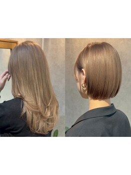 【ベージュカラー、ミルクティーカラーetc.】一人ひとりに寄り添ったデザインをご提案します！