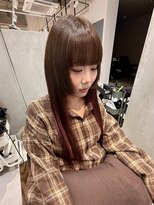 キュエム(Cuem)&nbsp;【Cuem 菅原】卒業初カラーインナーカラーピンクラベンダー