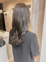 キャアリー(Caary)&nbsp;福山美容室caaryイルミナカラー髪質改善グレージュ30代40代50代