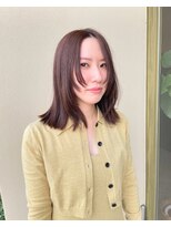 ラヴィズム 小新店(LUVISM)&nbsp;顔周りレイヤー/おくれ毛/ベージュ/ダブルカラー/西区/小新