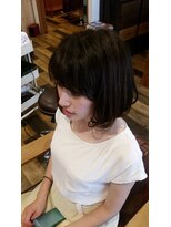 ヘアー ド ブラン(Hair de Brun)&nbsp;☆抜け感☆万能ボブ☆アシメバング☆