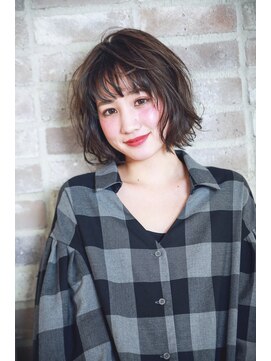 クロワ(croix) 【croix】カジュアルフェアリーショート×ジグザグバング