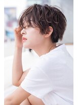 レニーバイエース(LANY by ACE)&nbsp;【LANY 横浜】 ランダム波打ちショート×オリーブブラウン