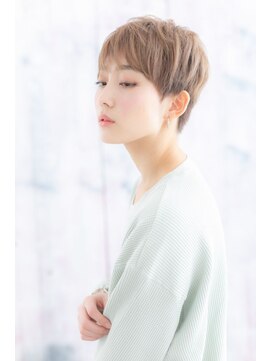 ヘアアンドビューティー ミック(Hair & Beauty miq) スポンテニアスカラーが光る★コケティッシュマッシュショート