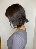 フロート 小阪店(float)&nbsp;モカブラウン_エアリーミディ 黒髪 ホワイトアッシュ