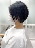 ブルーブラック×ハンサムショート♪
