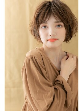 カバーヘアアンドスパ ブリス 浦和(COVER HAIR&SPA bliss) ゴールドベージュ大人ハイライト小顔ミニボブZ浦和10代20代30代