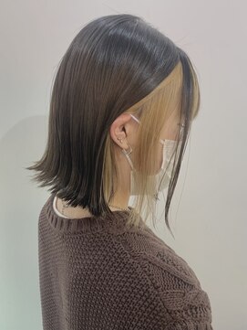 ステアケース 武蔵小杉店(stair:case) 【助川】インナーカラー/ベージュ/20代30代40代ヘアスタイル