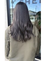 シェルハ(SHELHA)&nbsp;｢手塚亮汰｣透明感カラー グレージュ ブリーチなし アッシュ