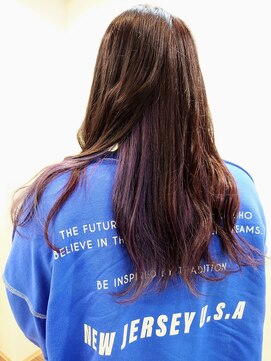 キキヘアメイク(kiki hair make) ピンク×パープルインナーカラー