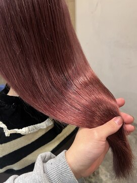 アルーシェ 新宿店(Alushe) レッドブラウン×髪質改善