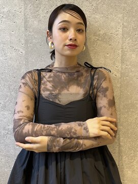 アース 三軒茶屋店(HAIR&MAKE EARTH) 三軒茶屋_レディース_ヘアアレンジ_ボブ_タイト_ヘアセット_小顔