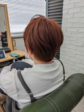 パラッチ 甲東園店(Palacchi) ショートマッシュ×バーミリオン