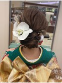 シニヨンアレンジ