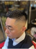 短髪スキンフェード