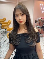 ボタン シブヤ(VOTAN SHIBUYA)&nbsp;韓国風/内巻き/セミロングヘア/20代/30代