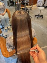 ロジッタ(ROJITHA)&nbsp;【ROJITHA原宿表参道】ブラウンカラー×縮毛矯正