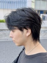 オーガニック アトリエ 大宮(organic+atelier)&nbsp;韓国風毛流れセンターパートマッシュショートウルフ