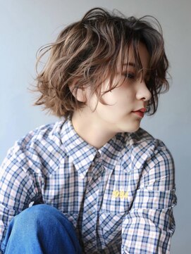 フリップビーアヴェダ(FLIP B AVEDA) 本八幡×パーマスタイル×あんにゅいショート