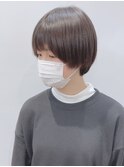 【松戸 岩口】せまバングつややかマッシュショート