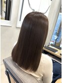 マロンベージュ×水素トリートメント