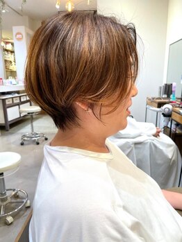マハロ(MAHALO)の写真/ショート矯正で乾かすだけでお洒落なスタイルが叶う【ひばりヶ丘/ショート/ショートカット】