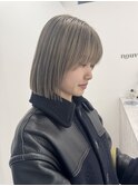 ホワイトベージュボブ☆