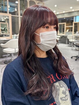 ラベルムバイエーケー(La Belleme by AK) 【顔まわりカット×カシスカラー】