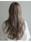 20代30代ダブルカラーブリーチ立体感グラデーション透明感