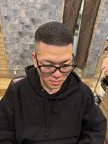 銀座マツナガ 神田店&nbsp;スキンフェードパンチ濡れパン短髪ベリーショートワイルドメンズ