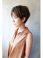 フィルドール 大分明野店(fild'or) 〈オススメショート〉耳だしショート×ダークグレージュ