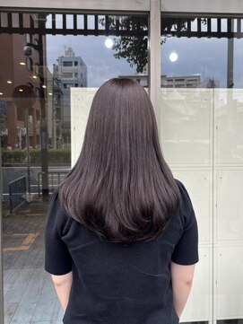 ミニム ヘアー(minim hair) 【minim×りの】ブリーチなしグレージュ