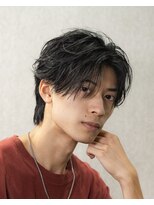 テクト バイアッシュ 吉祥寺店(Tect by Ash) フェザーパーマセンターパート毛流れパーマニュアンスパーマ