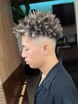 イエローコーン 金沢文庫店(YELLOW CORN)&nbsp;スパイキーアフロ/スパイキーショートアフロ/金沢文庫針金パーマ