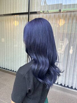 サラ ビューティ サイト 春日(SARA Beauty sight) ブルーラベンダー/ブリーチWカラー/10代/20代